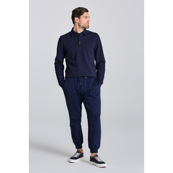 TEPLÁKY GANT REG TONAL SHIELD SWEAT PANTS EVENING BLUE 49041145