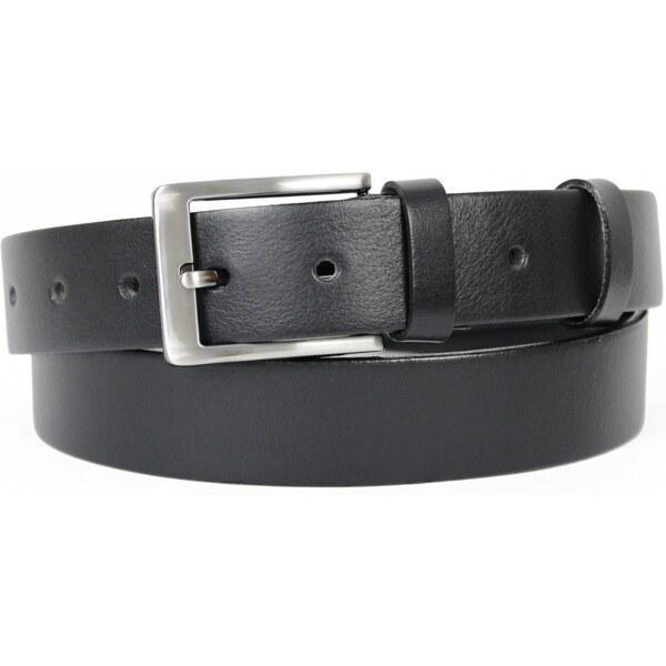 Scorteus Pánsky kožený opasok SC 2135 čierny 37588817