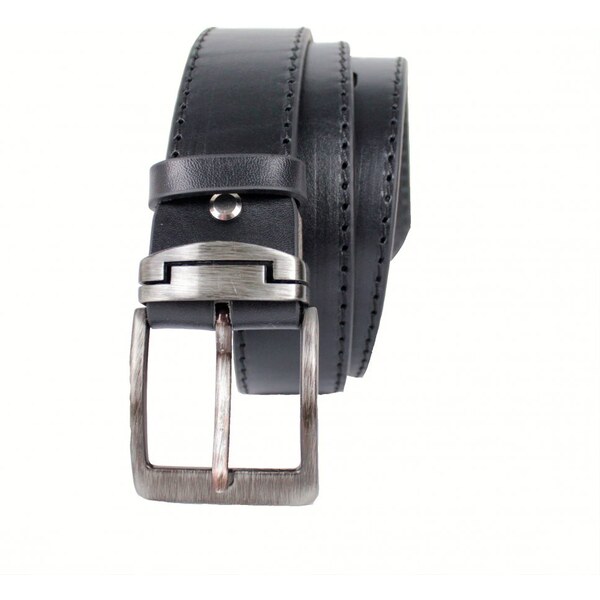 Scorteus Pánsky kožený opasok Scorteus SC-GR-13 čierny 37588845