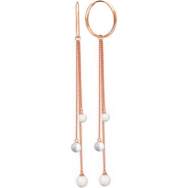 SWAROVSKI Elements Swarovski e. dlhé náušnice, kruhy Tropical Wave, 35336129