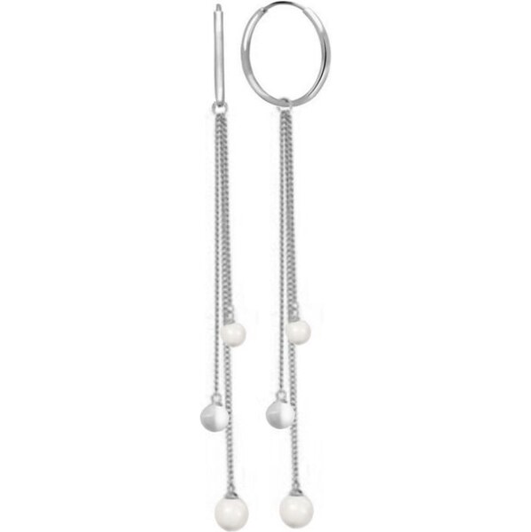 SWAROVSKI Elements Swarovski e. dlhé náušnice, kruhy Tropical Wave 35336130