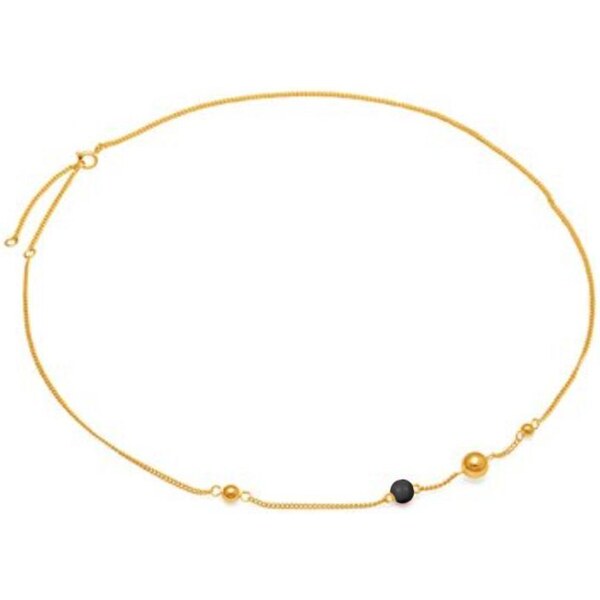 SWAROVSKI Elements Swarvovski e. náhrdelník s čiernou perlou Tropical 35336132