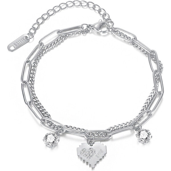 Dámsky náramok z chirurgickej ocele ANGELICA 35361755