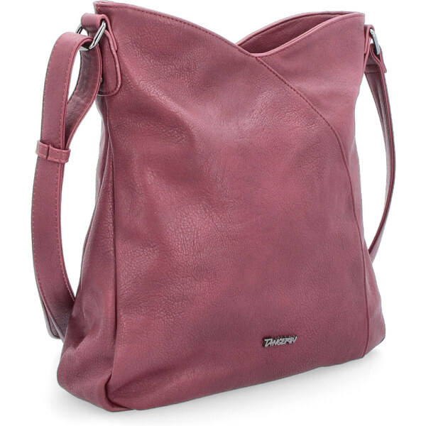 Kabelka zo syntetickej kože crossbody Tangerin vínová 8023 BO 47092223