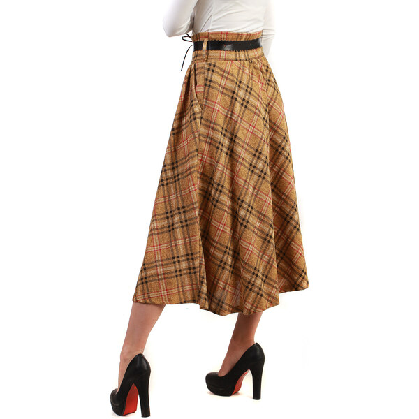 Glara Dlhá úpletová sukňa 35552958