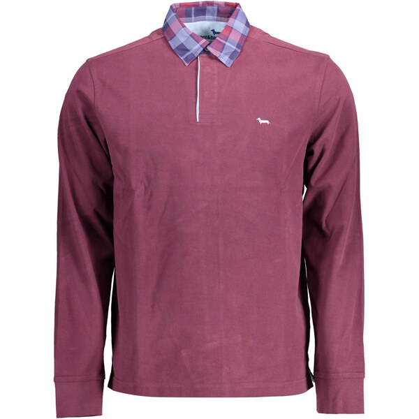 HARMONT & BLAINE Fialové pánske polokošele s dlhým rukávom 64710866