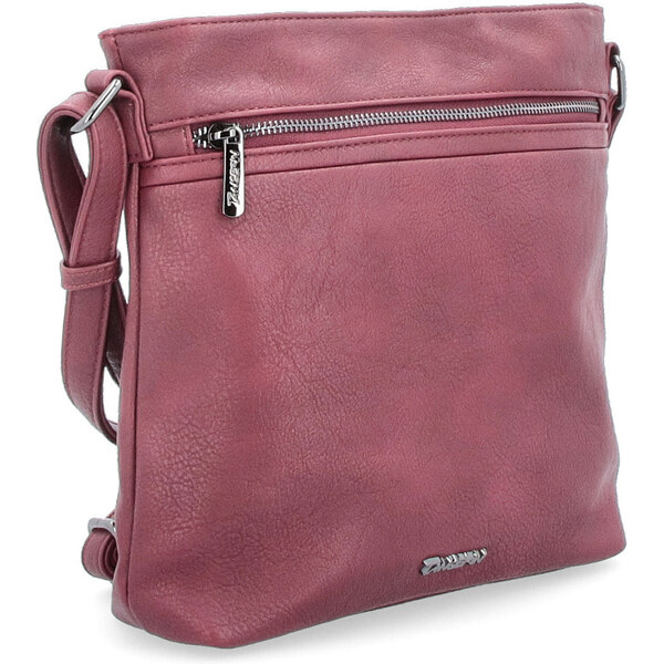 Kabelka zo syntetickej kože crossbody Tangerin vínová 8022 BO 64019834