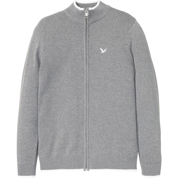 bonprix Jemne pletený sveter so stojačikom z recyklovanej bavlny, 45102212