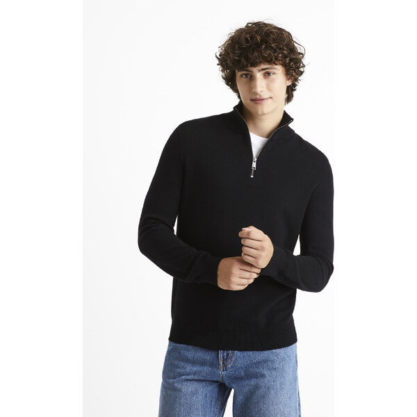 Celio Sweater Celim with zipper collar - Men 50526746