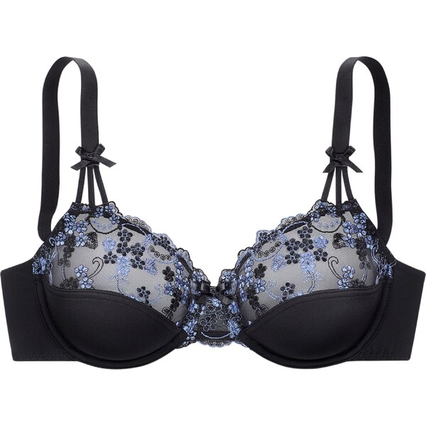 NUANCE Podprsenka svetlomodrá / čierna 54236612