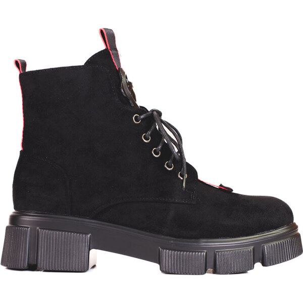 Goodin Dámske čierne šnurovacie členkové topánky GD-FL2040A-B 35470151