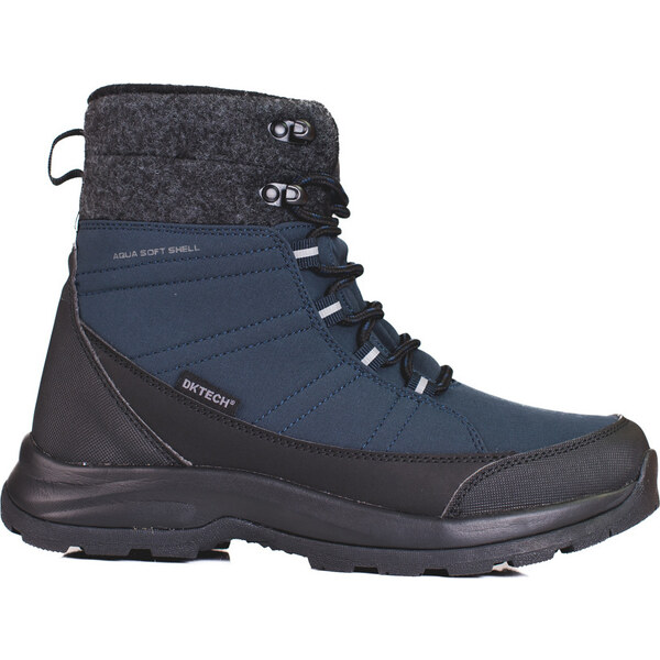 BASIC Tmavomodré dámske snehule na šnurovanie 2104N 35470178