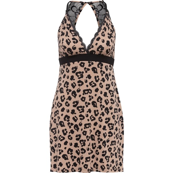 LASCANA Negližé hnedá / čierna 54931461