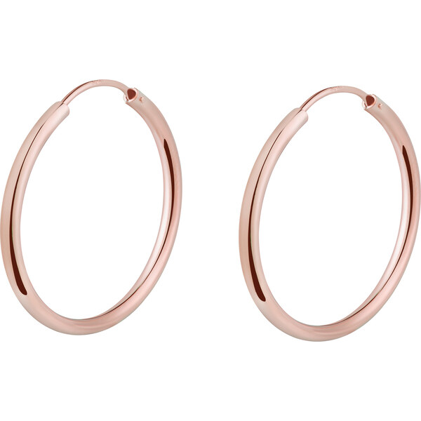 Olivie Strieborné 3cm KRUHY ROSE 7085 35948015