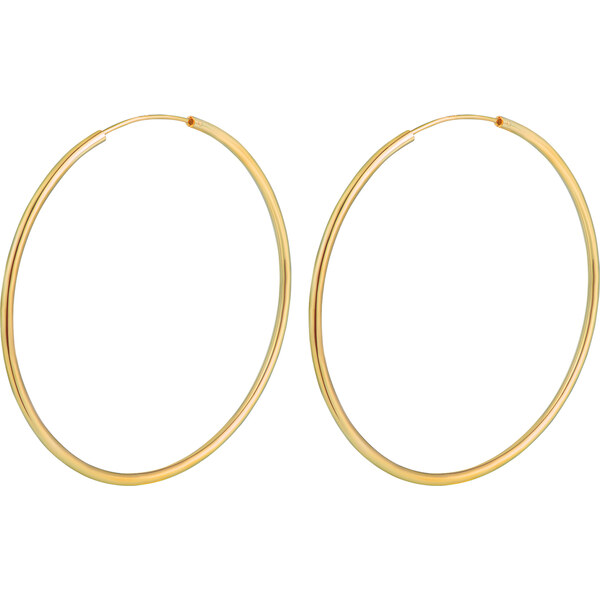 Olivie Strieborné 5cm KRUHY GOLD 7090 35948020