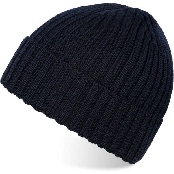 PAOLO PERUZZI Pánska vlnená čiapka A-06-DB | tmavomodrá A-06-DB 35500859