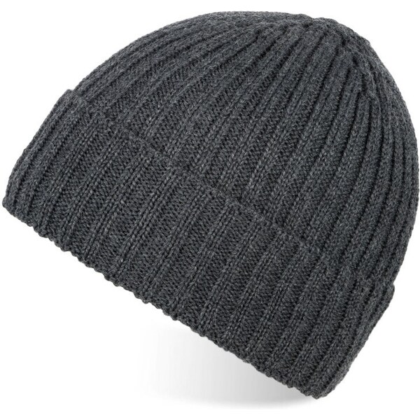 PAOLO PERUZZI Pánska vlnená čiapka A-06-GR | šedá A-06-GR 35500862
