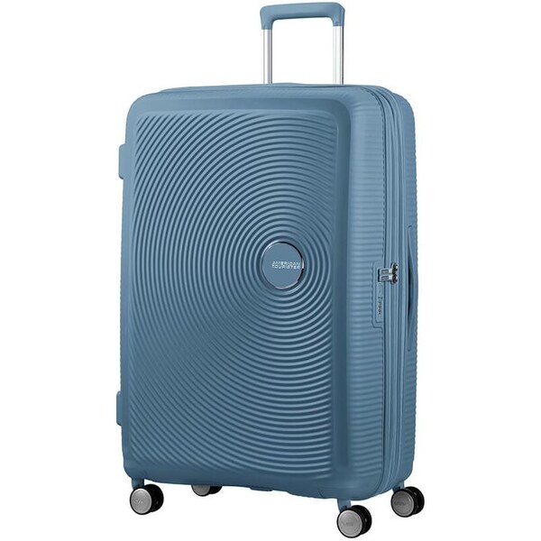 American Tourister SOUNDBOX SPINNER 77 EXP Stone Blue 62192836