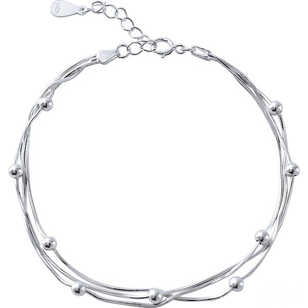 Olivie Strieborný náramok TRIO 7096 35948026