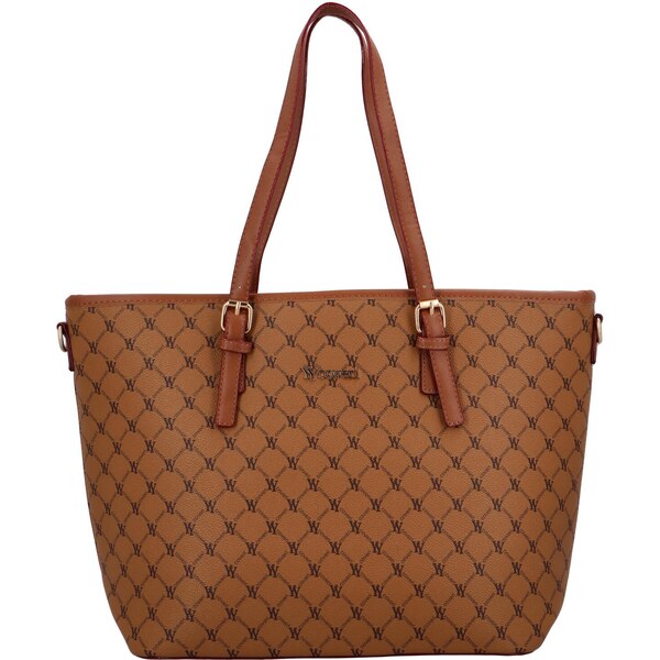 Coveri Trendová dámska koženková kabelka cez rameno Laila, svetlo 66925903