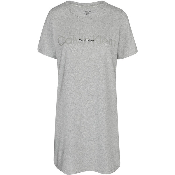 Dámska nočná košeľa QS6896E P7A šedá - Calvin Klein 35677493