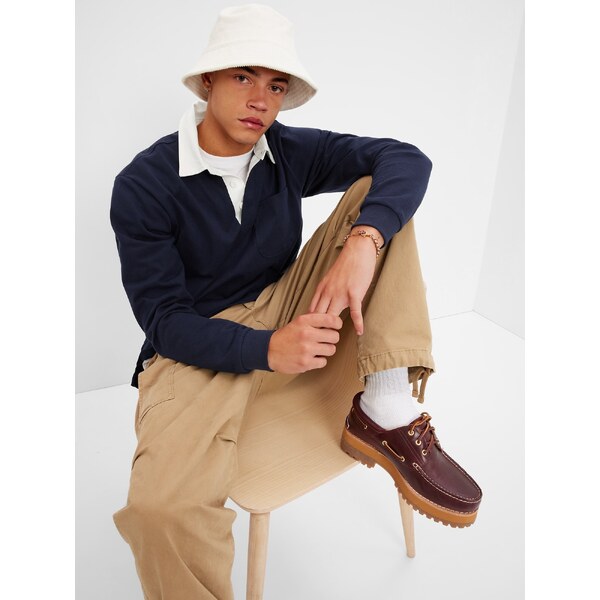 Tmavomodrá pánska polokošeľa GAP 50513090