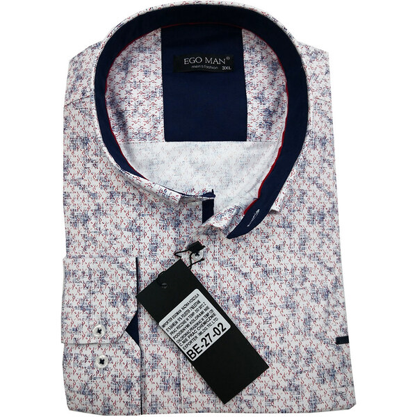 EGO MAN košeľa pánska BE-27-02 nadmerná veľkosť 35629302