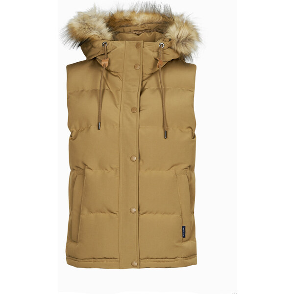 Superdry Parky VINTAGE EVEREST FAUX FUR GILET Superdry 62493577