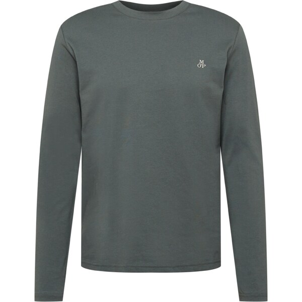 Marc OPolo Tričko tmavozelená / biela 50228652