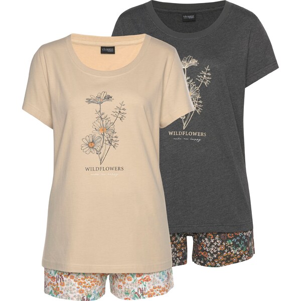 VIVANCE Pyžamo Dreams zmiešané farby 58374663