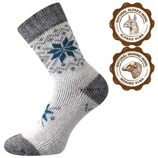 ALTA vlnené extra hrejivé ponožky so striebrom VoXX Sv. sivá / 36289578