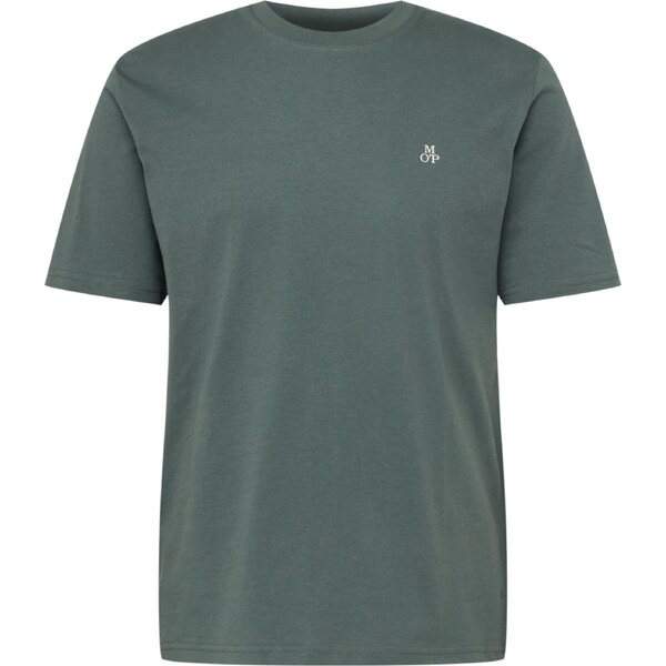 Marc OPolo Tričko tmavozelená / biela 35631030