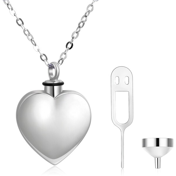 Olivie Strieborný pietny náhrdelník SRDIEČKO 7103 35948032