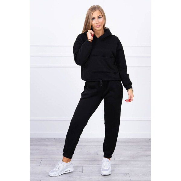 Kesi Dámska tepláková súprava s kapucňou Lucy čierna, Farba čierna 32083651