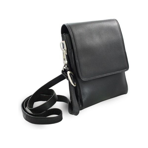 Arwel Malý čierny kožený pánsky crossbag 215-2189-60 36559706