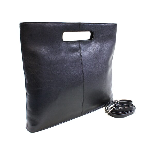 Arwel Čierna kožená zipsová kabelka 212-9123-60 66065287