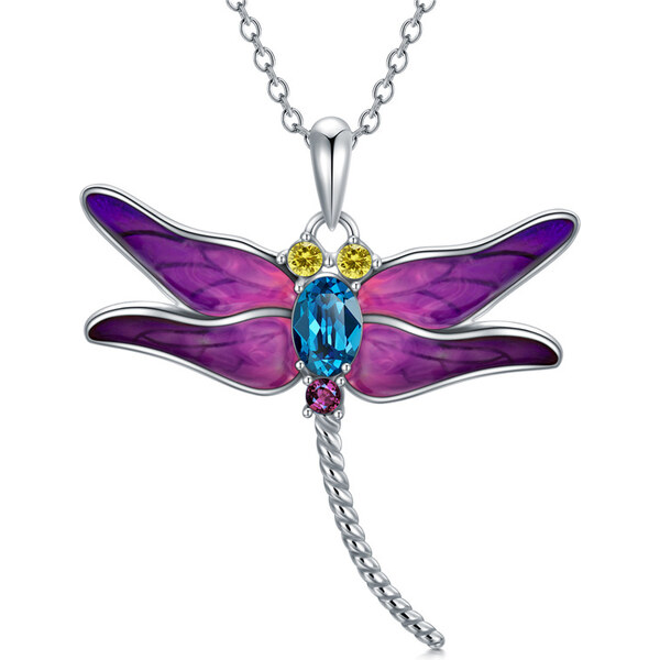 Olivie Strieborný náhrdelník VÁŽKA 7118 35948047