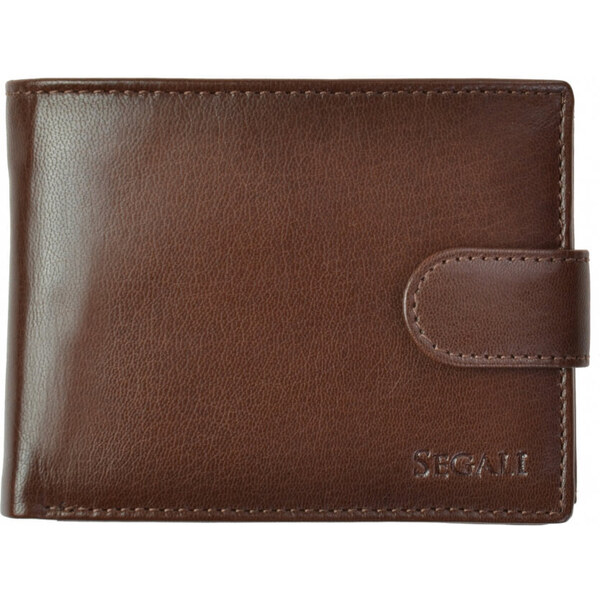 SEGALI Pánska kožená peňaženka 2511 brown 66587941