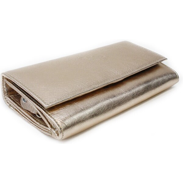 Arwel Zlatoružová dámska listová kožená peňaženka s poklopom 511-2120 36560003