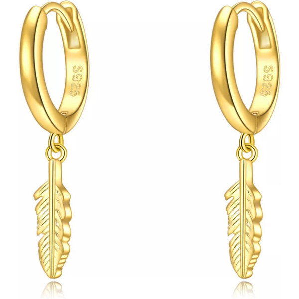 Olivie Strieborné náušnice PIERKA GOLD 7110 35948039