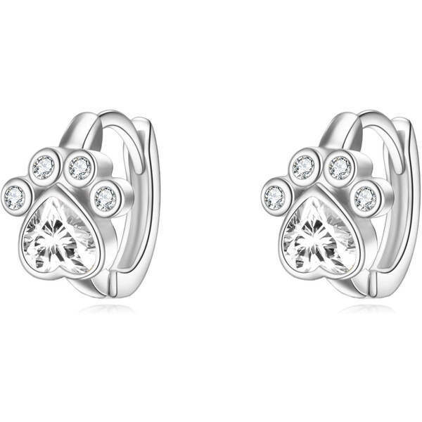 Olivie Strieborné náušnice LABKA 7111 35948040