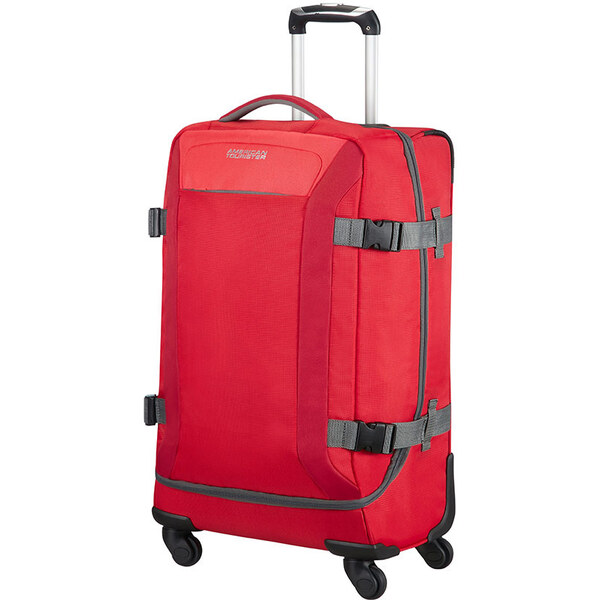 American Tourister ROAD QUEST SPINNER DUFFLE M Solid Red 1819 62192035