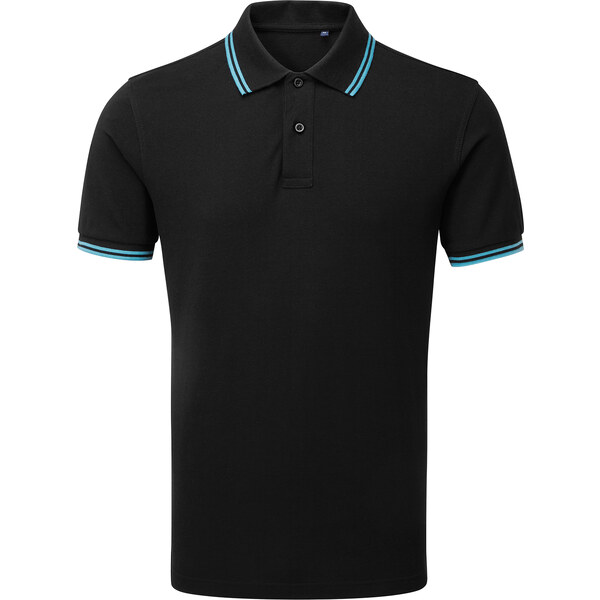 ASQUITH&FOX Pánske polo s kontrastnými detailmi na golieri a rukávoch 62677269