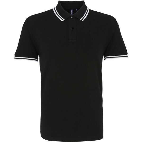 ASQUITH&FOX Pánske polo s kontrastnými detailmi na golieri a rukávoch 62677271