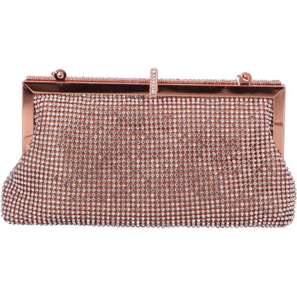 Dámska spoločenská kabelka zlatoružová - Michelle Moon Gvaya ružová 57978551