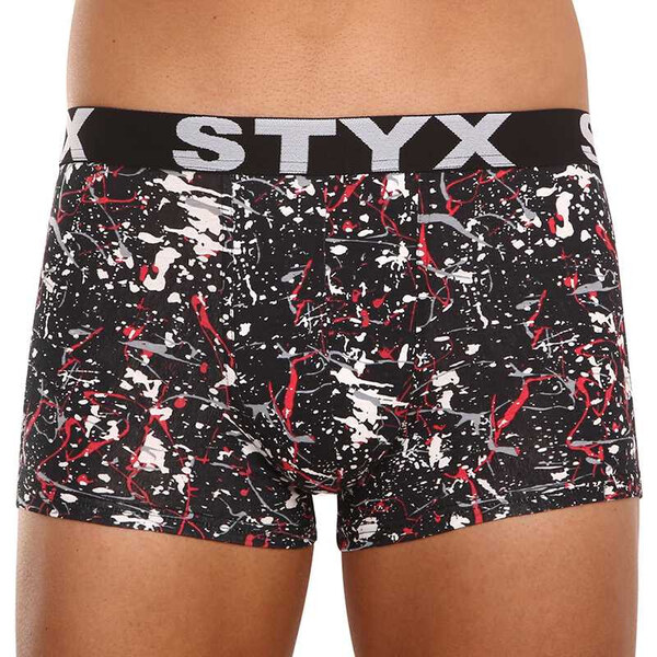 5PACK pánske boxerky Styx art športová guma viacfarebné (G85052535759) 36461176