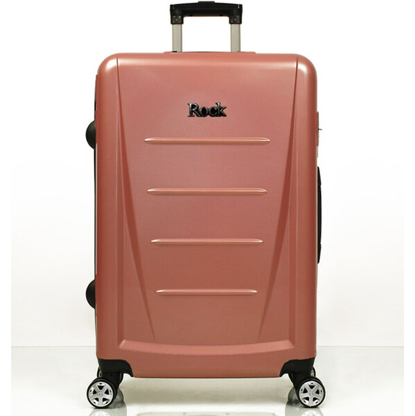 cestovný kufr ROCK TR-0229/3-L ABS - růžová 62192060
