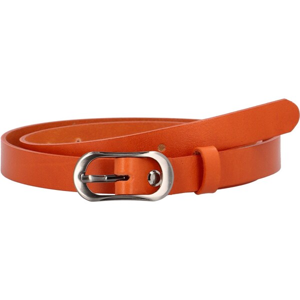Penny Belts Dámsky kožený opasok oranžový - PB Rasth 100 oranžová 48836728