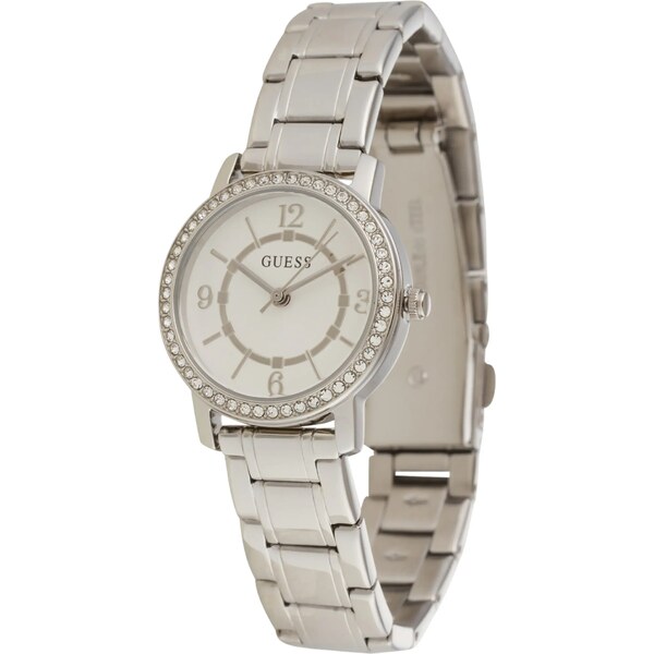 GUESS Analógové hodinky LADY G strieborná 62367226