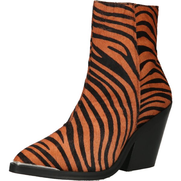 River Island Členkové čižmy koňaková / čierna 66179286